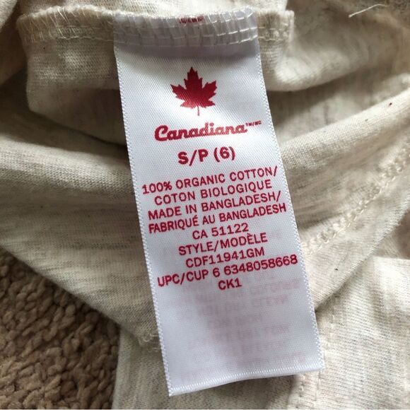 Canadiana Muskoka Shirt Girls Small Gray‎ Long Sleeve - Picture 6 of 8